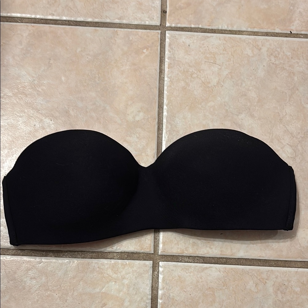 Pink Victoria Secret strapless bra